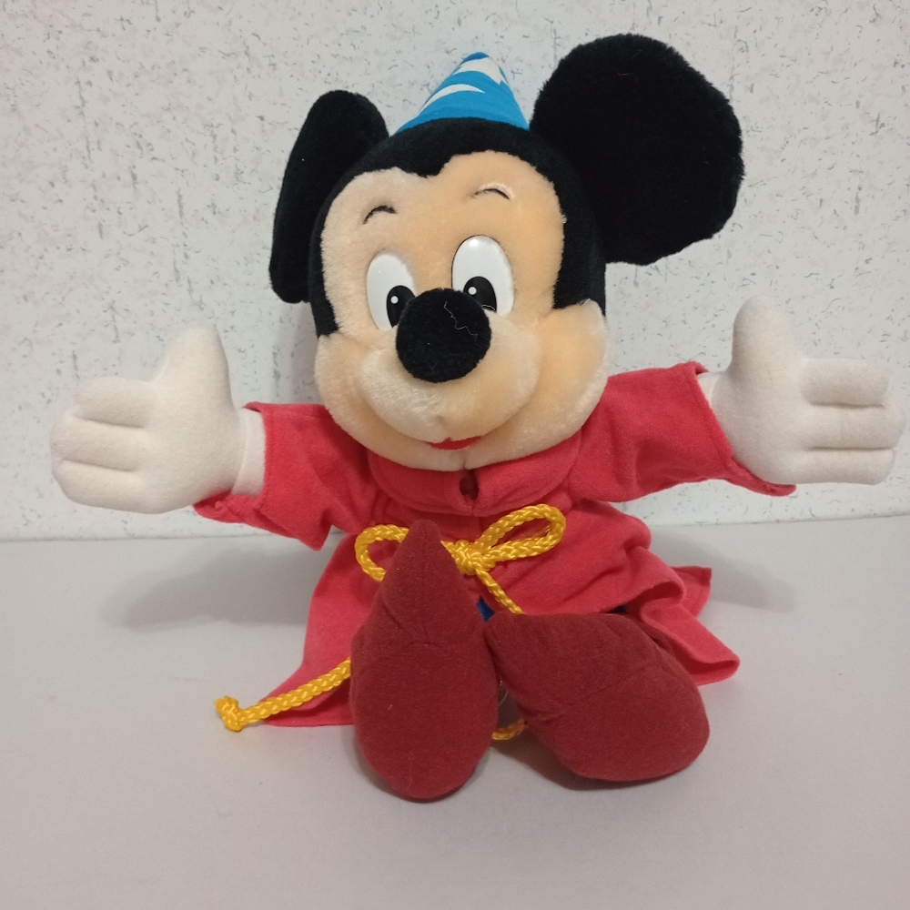 Disney MICKEY MOUSE ~ Sorcerer's Apprentice ~ 12" Tall Plush